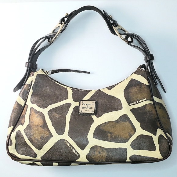 Dooney & Bourke Handbags - Dooney & Bourke T'moro Giraffe Shoulder Hobo Bag